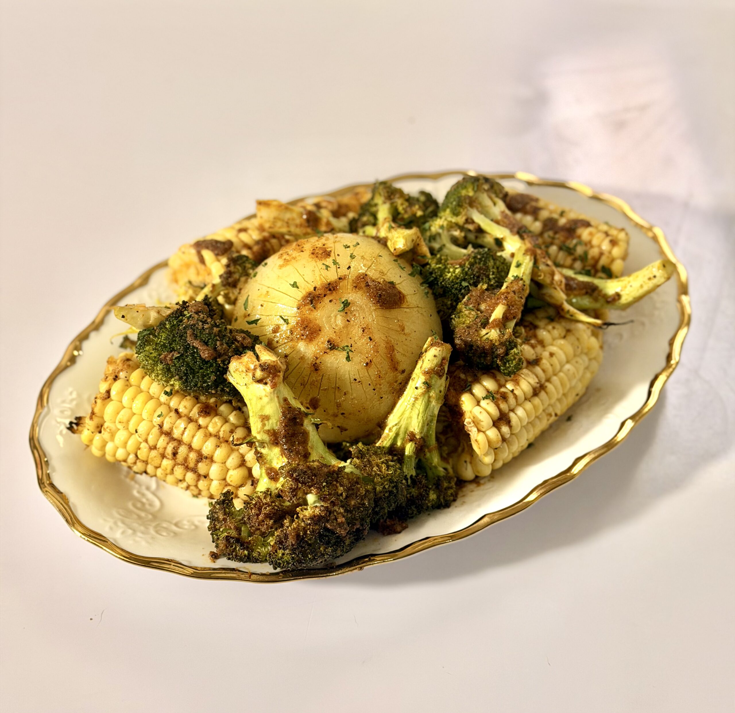 Cajun veggie boil from Cajun Flare in Reseda Cajun veggie boil from Cajun Flare in Reseda